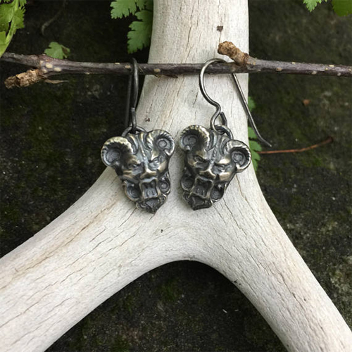 krampus earrings