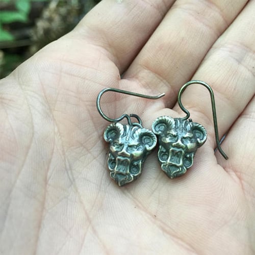 krampus earrings