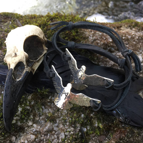 leather viking bracelet