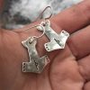 thor's hammer earrings