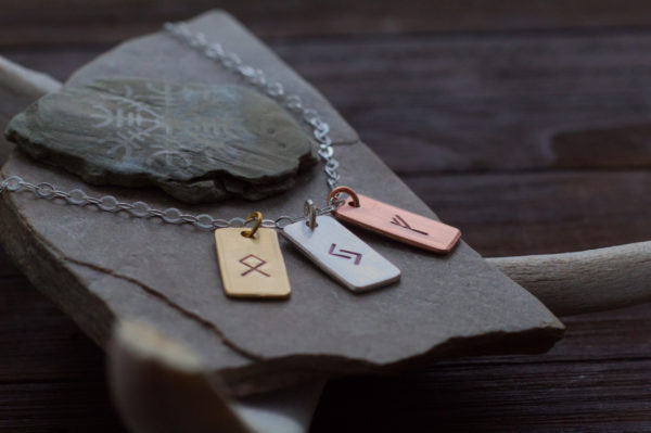 rune charm necklace
