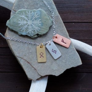 rune charm necklace