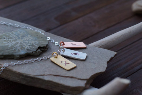 rune charm necklace