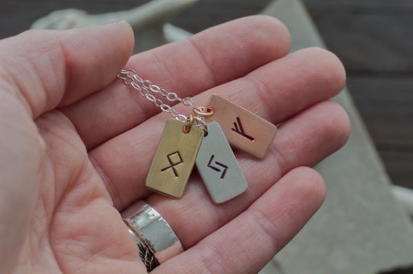 rune charm necklace
