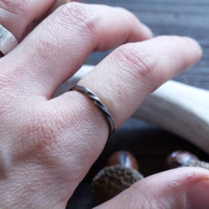 Viking Ring - Blacksmith Twist - Sterling Silver