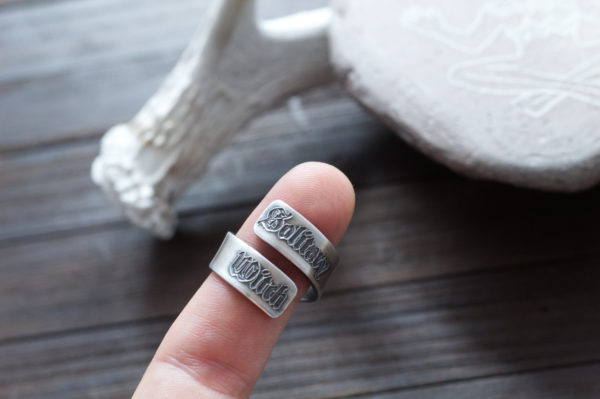 Solitary Witch Ring - Personalize Text - Image 3