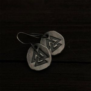 valknut earrings