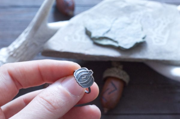 pumpkin rune ring
