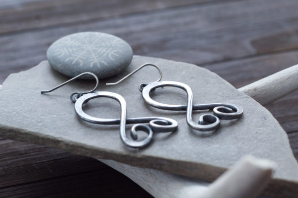 troll cross earrings