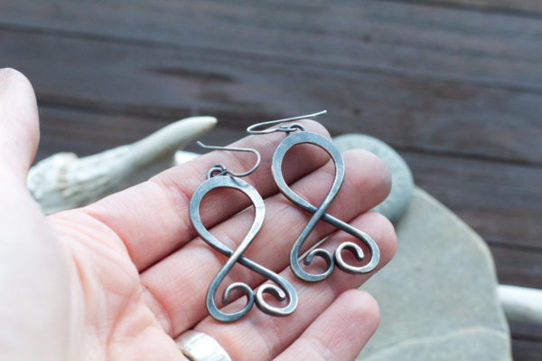 troll cross earrings