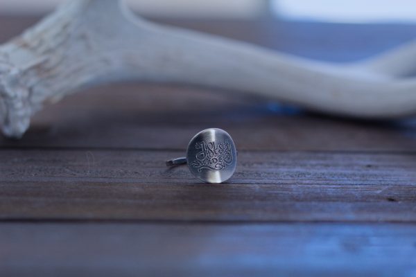 just stay wild quote ring