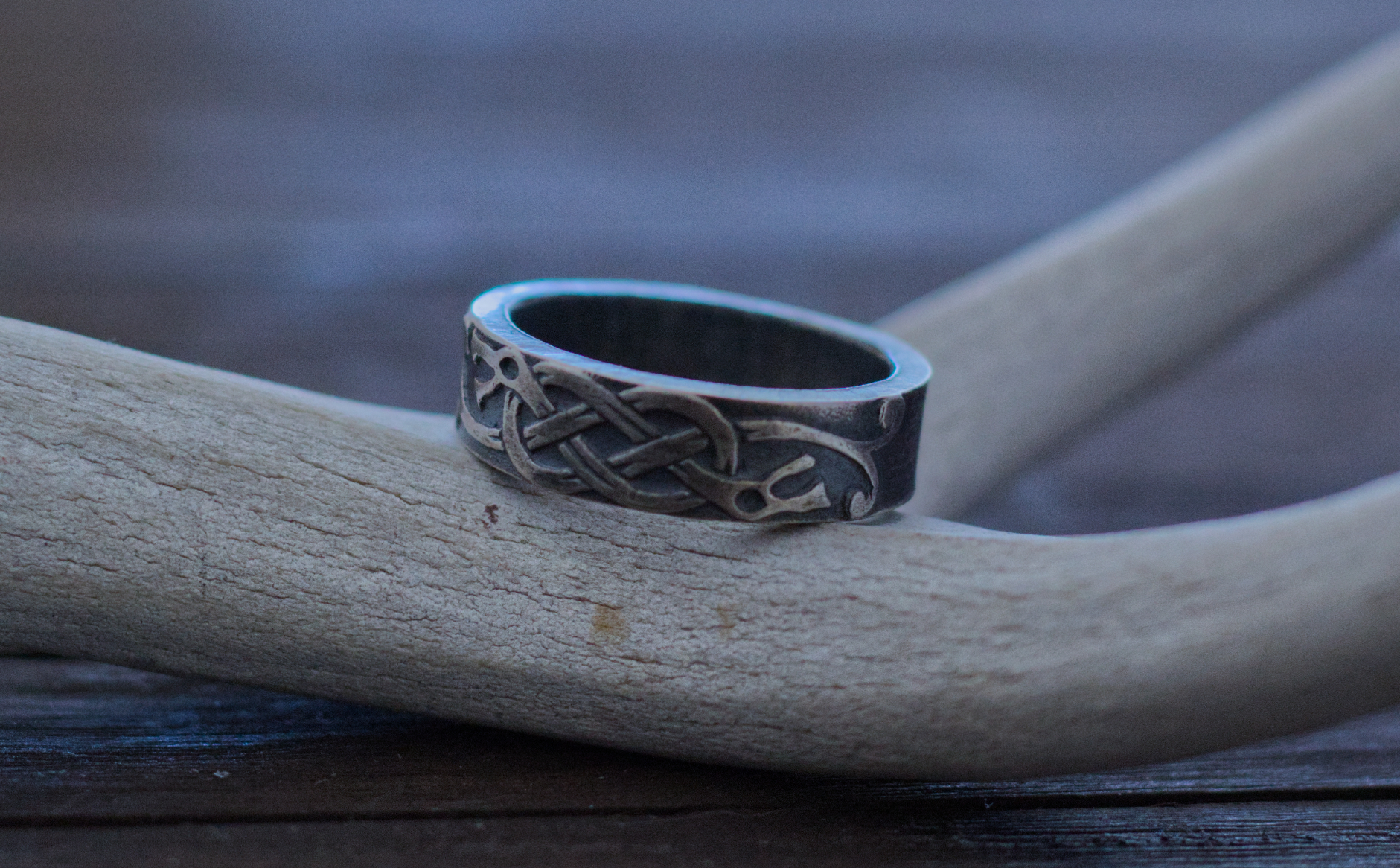 silver Jörmungandr ring