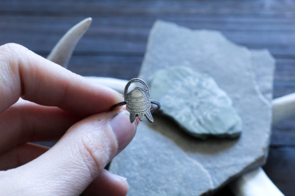 Silver Cauldron Ring - Image 3