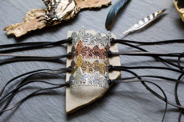 mushroom wrap bracelet
