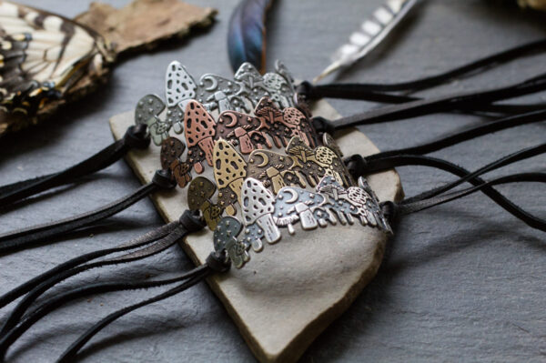 mushroom wrap bracelet