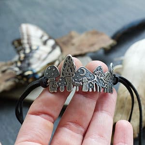 mushroom wrap bracelet