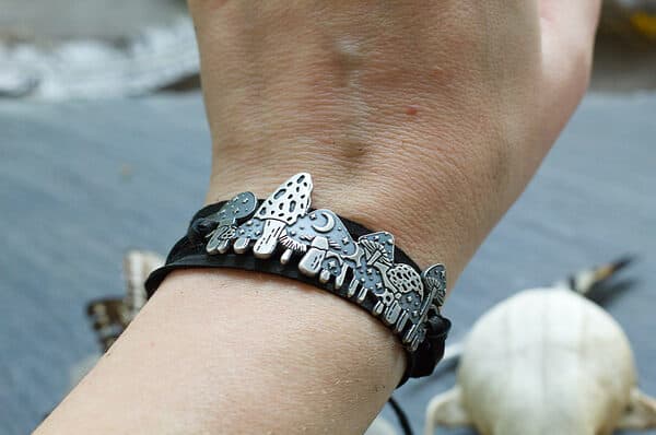 mushroom wrap bracelet