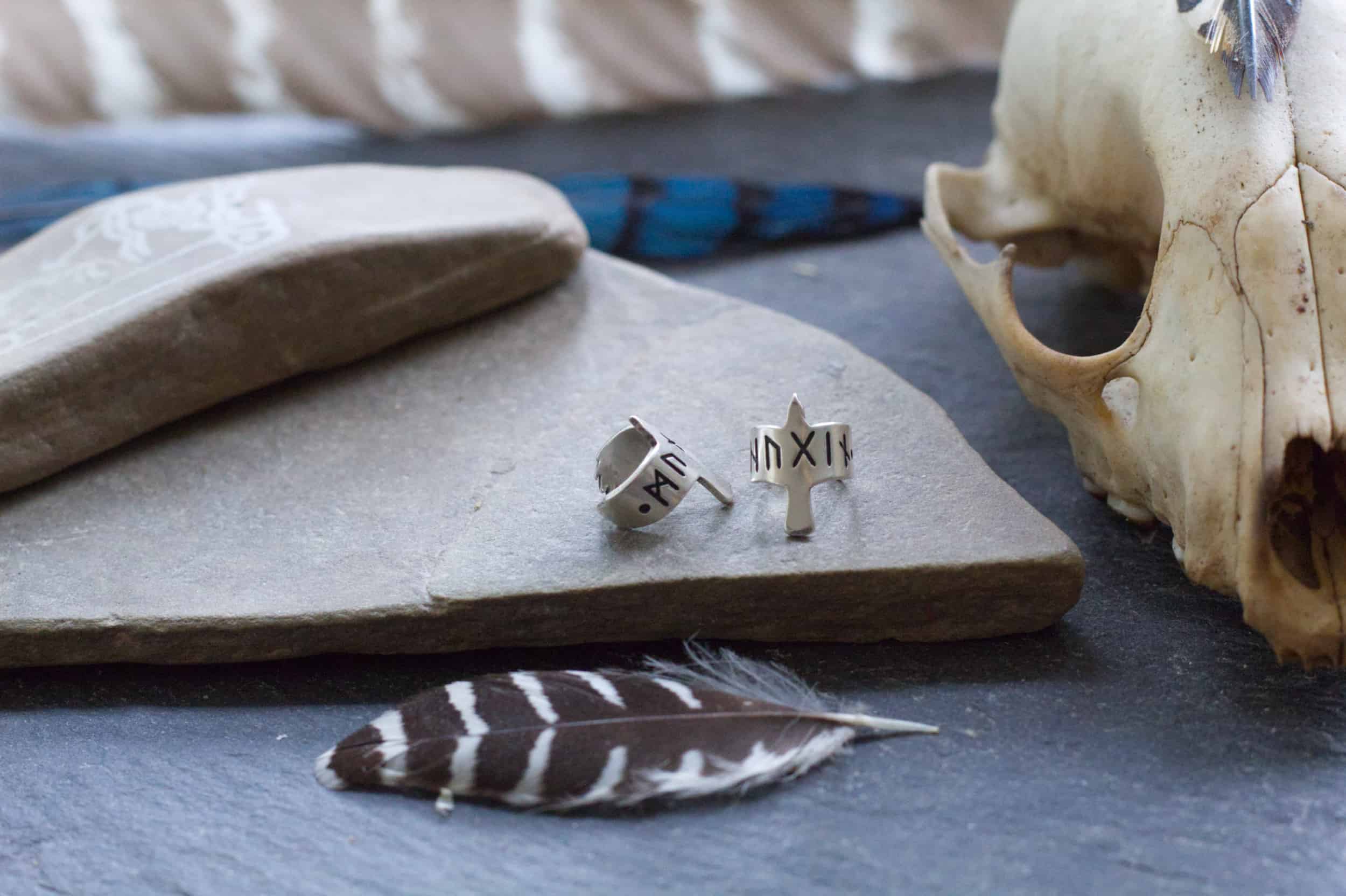 huginn and muninn ear cuffs 1