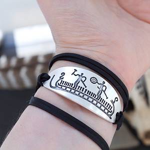 Tanum Rock Carving Petroglyphs Bracelet