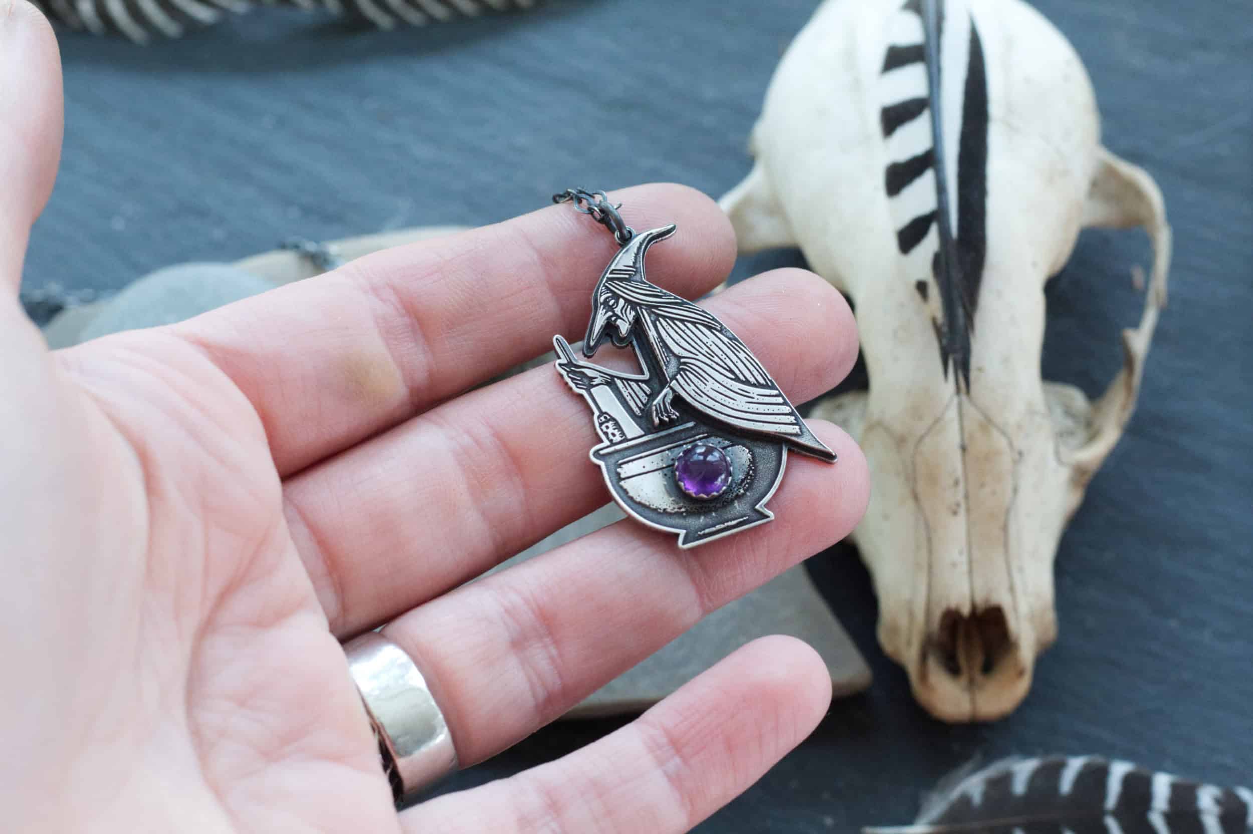 baba yaga cauldron pendant 5