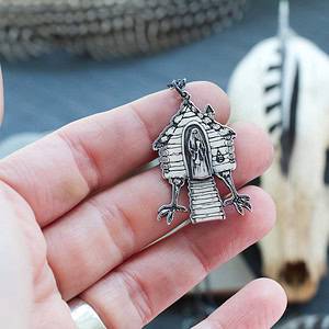 Baba Yaga's House on Chicken Legs Pendant