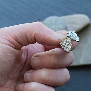 Greenman Stud Earrings - Sterling Silver