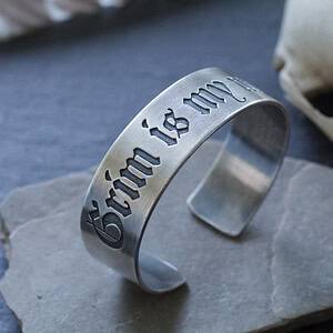 Odin Bracelet - Grim is My Name - Triple Horn of Odin