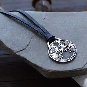 Huginn and Muninn Viking Raven Pendant - Viking Jewelry - Norse Jewelry - Pagan - Asatru