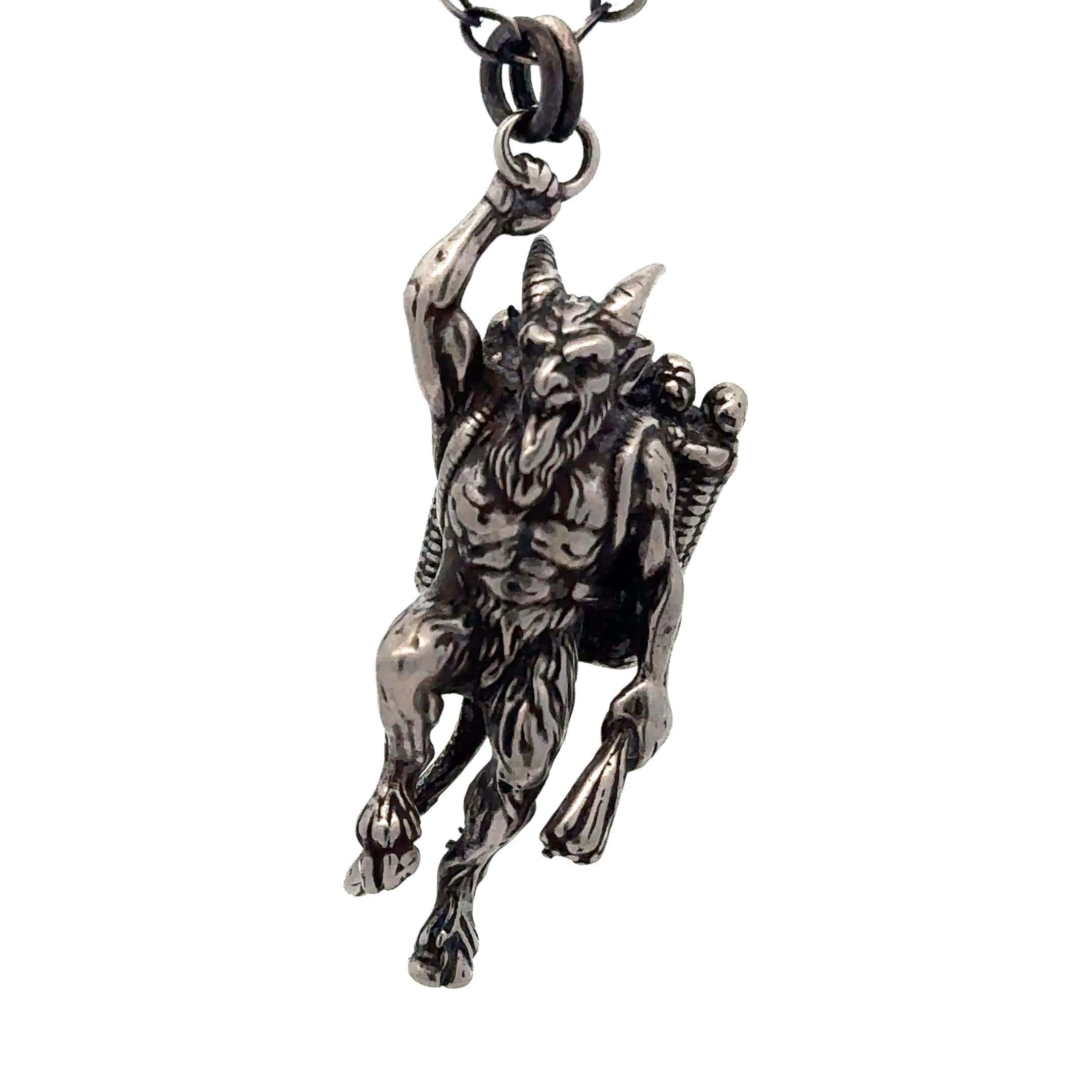 handcrafted krampus pendant