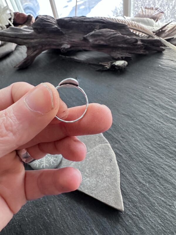 Sterling Silver Alice in Wonderland Ring, Storybook Jewelry with White Rabbit House Scene - Image 7