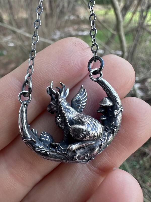 Wolpertinger Pendant - Image 2