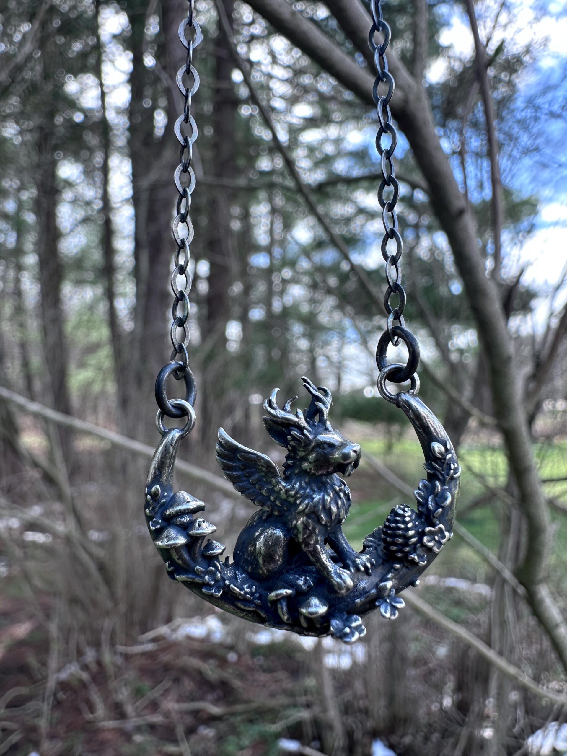 wolpertinger pendant