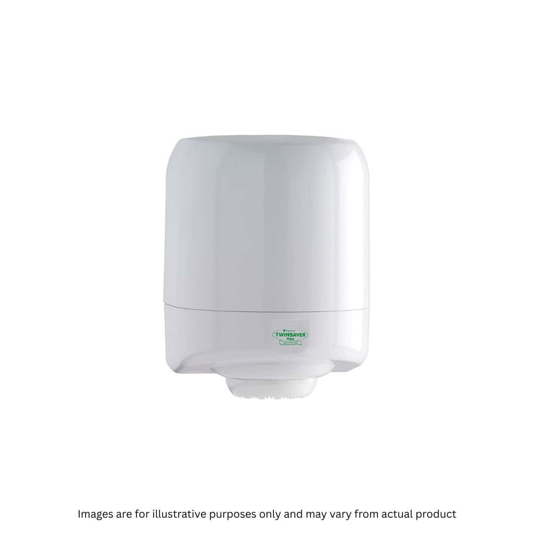 TWINSAVER | STANDARD CENTREFEED DISPENSER WHITE | ITEM CODE: 526