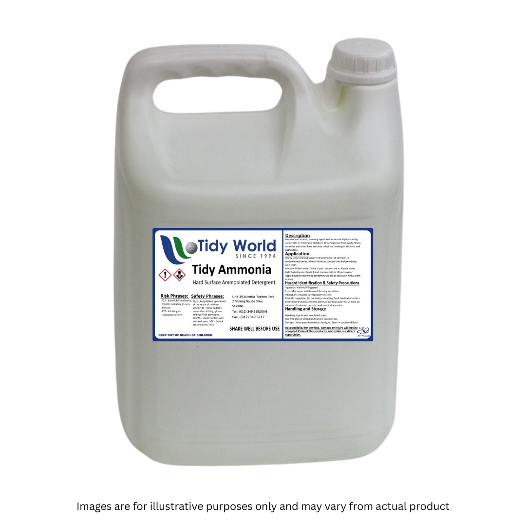 AMMONIA | HARD SURFACE AMMONIATED CLEANING DETERGENT-5L