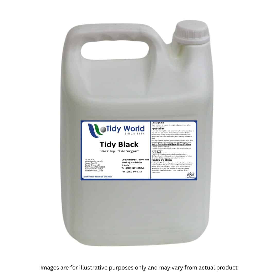 TIDY BLACK DIP | POWERFUL ODOUR REPELLENT & DETERGENT-5L