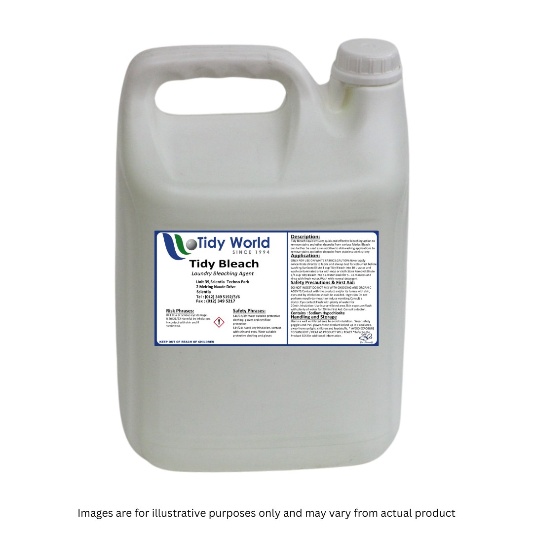 TIDY BLEACH - LAUNDRY BLEACHING AGENT-5L