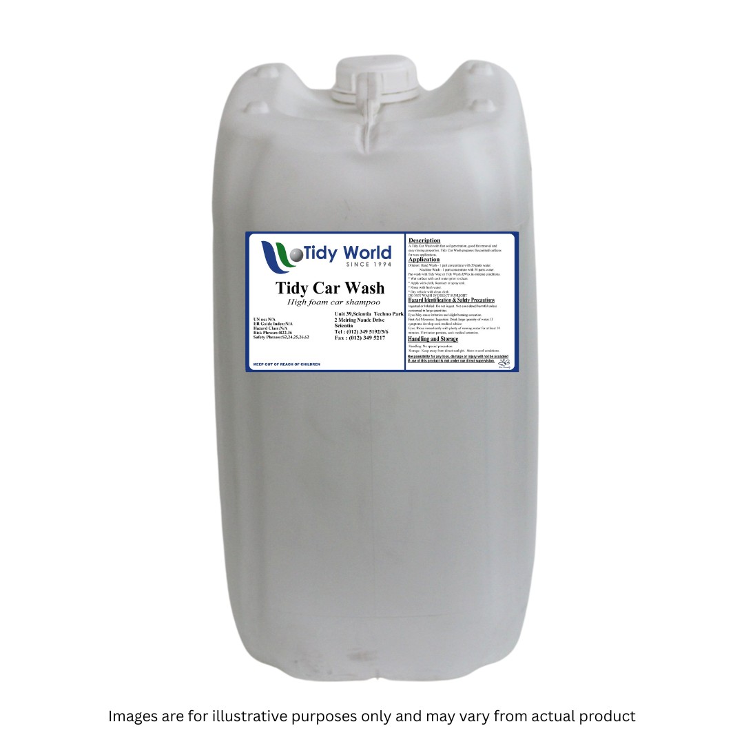 TIDY CAR WASH | HIGH FOAM CAR SHAMPOO-25L