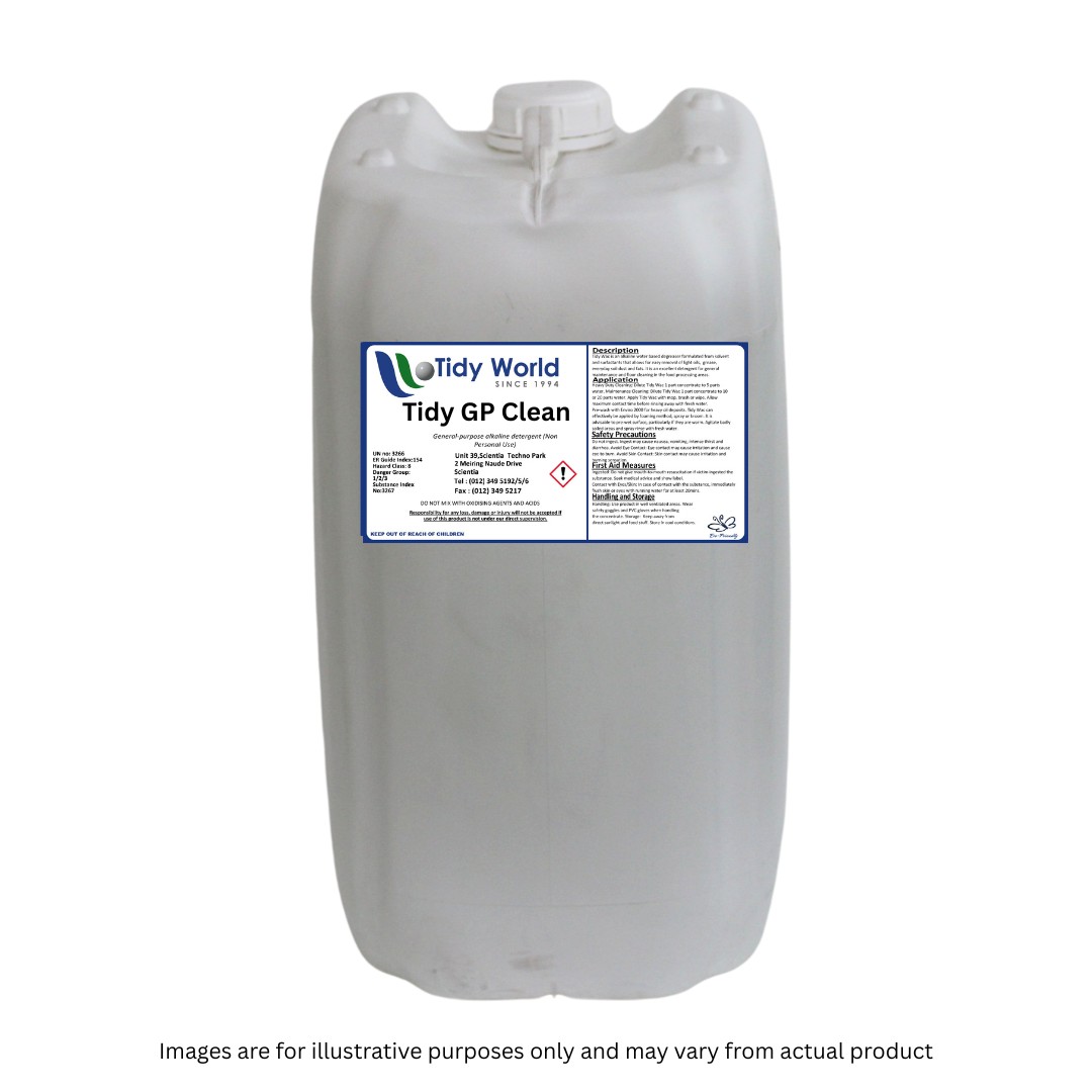 TIDY GP CLEAN | GENERAL PURPOSE CLEANER-25L