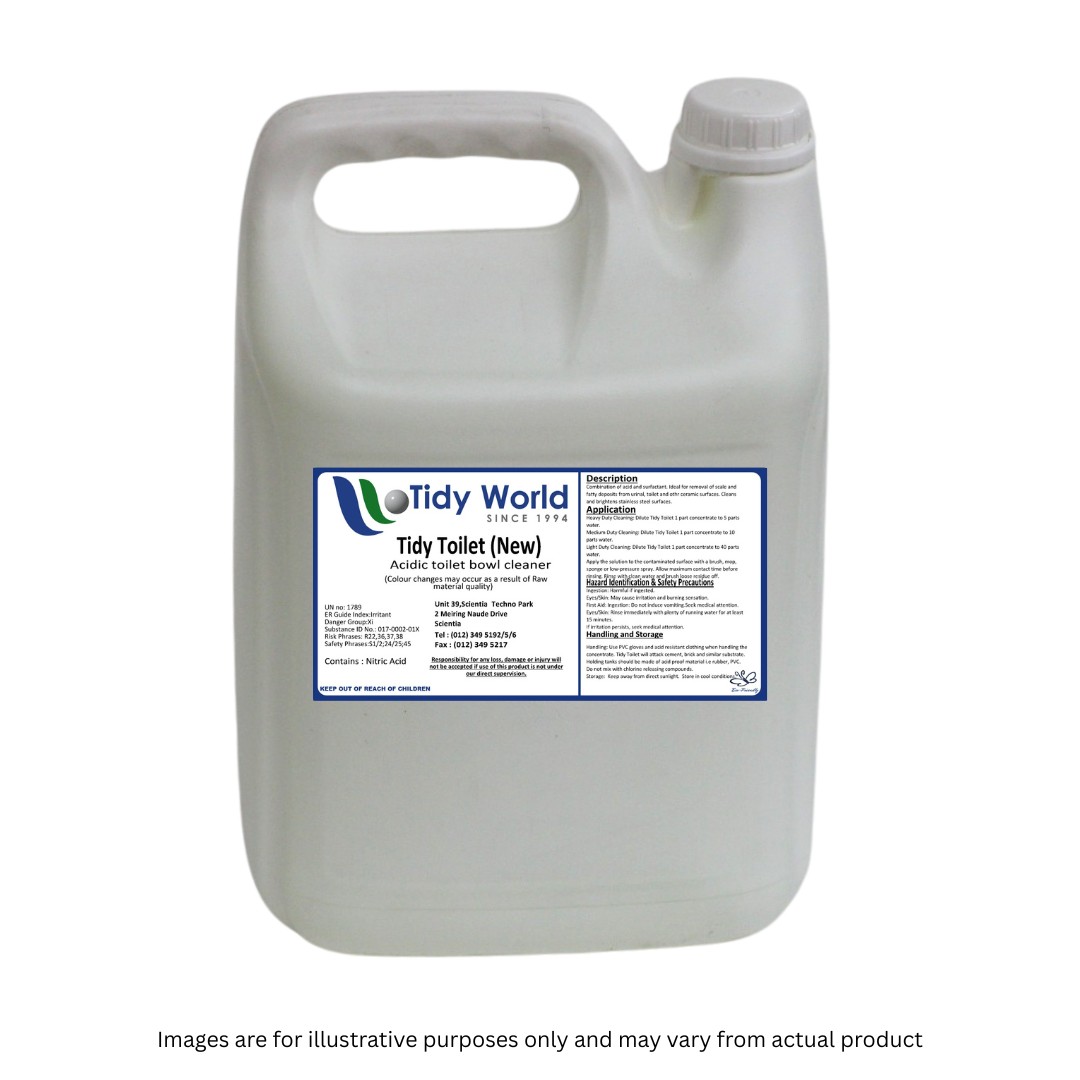 TIDY TOILET | ACIDIC TOILET BOWL CLEANER-5L