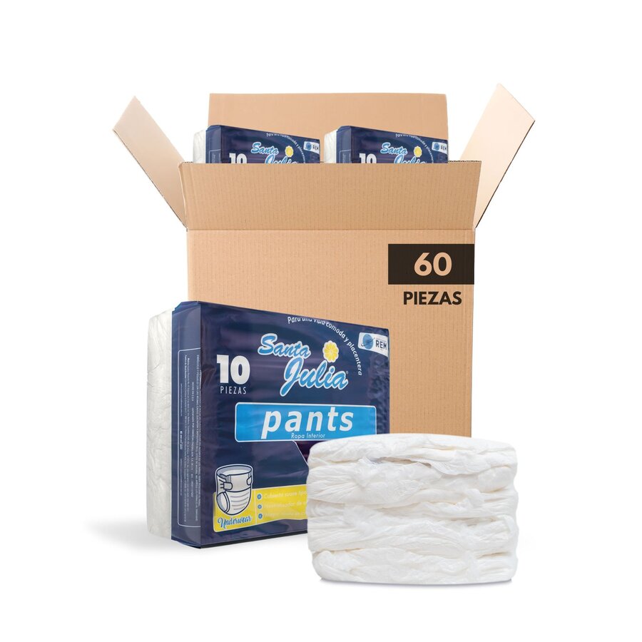 Pañales Desechables Tipo Calzón Para Adulto - 60 unidades -  Disponible en todas las tallas - Unisex