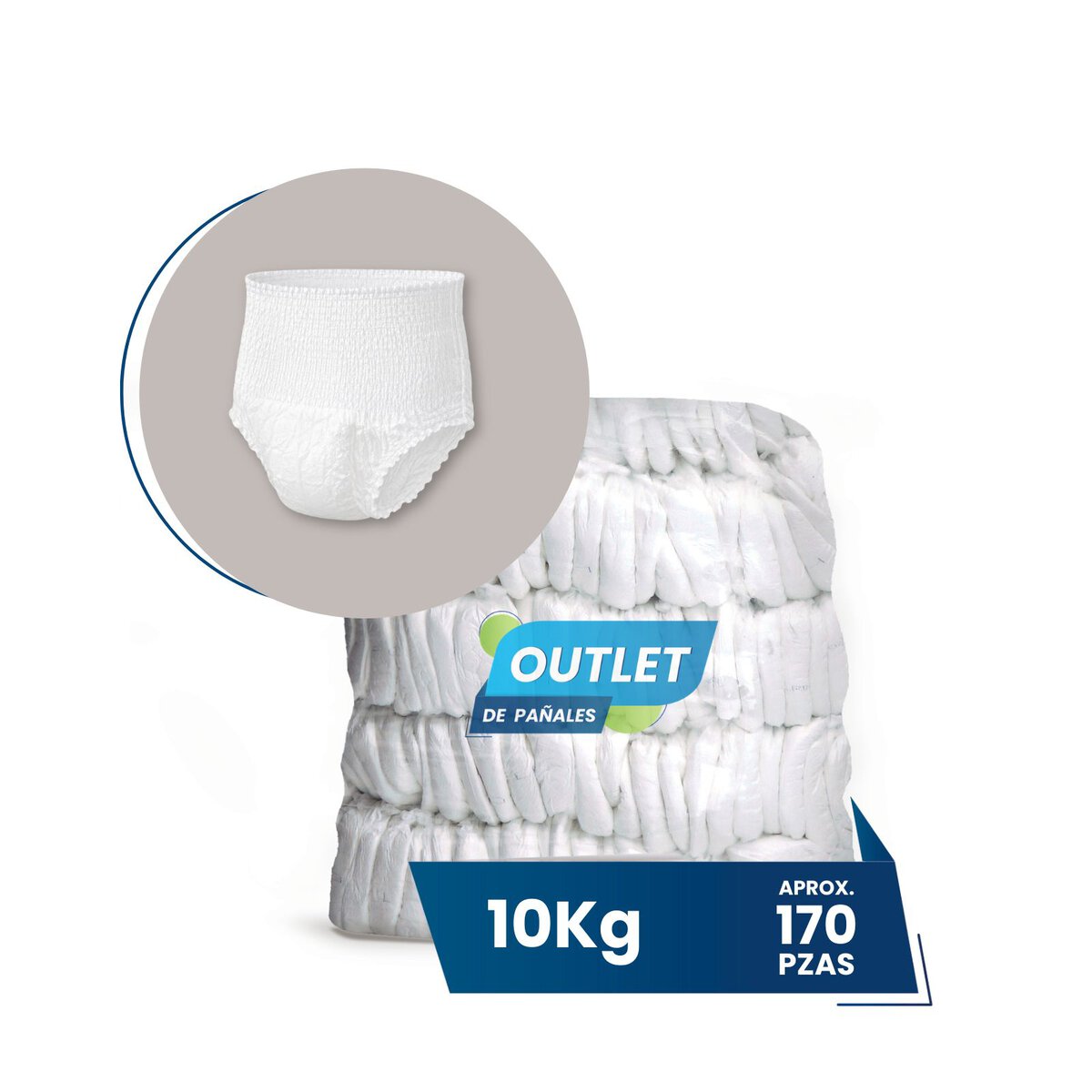 Pañales Desechables Tipo Calzón Para Adulto - 10kg - Disponible en todas las tallas - Unisex