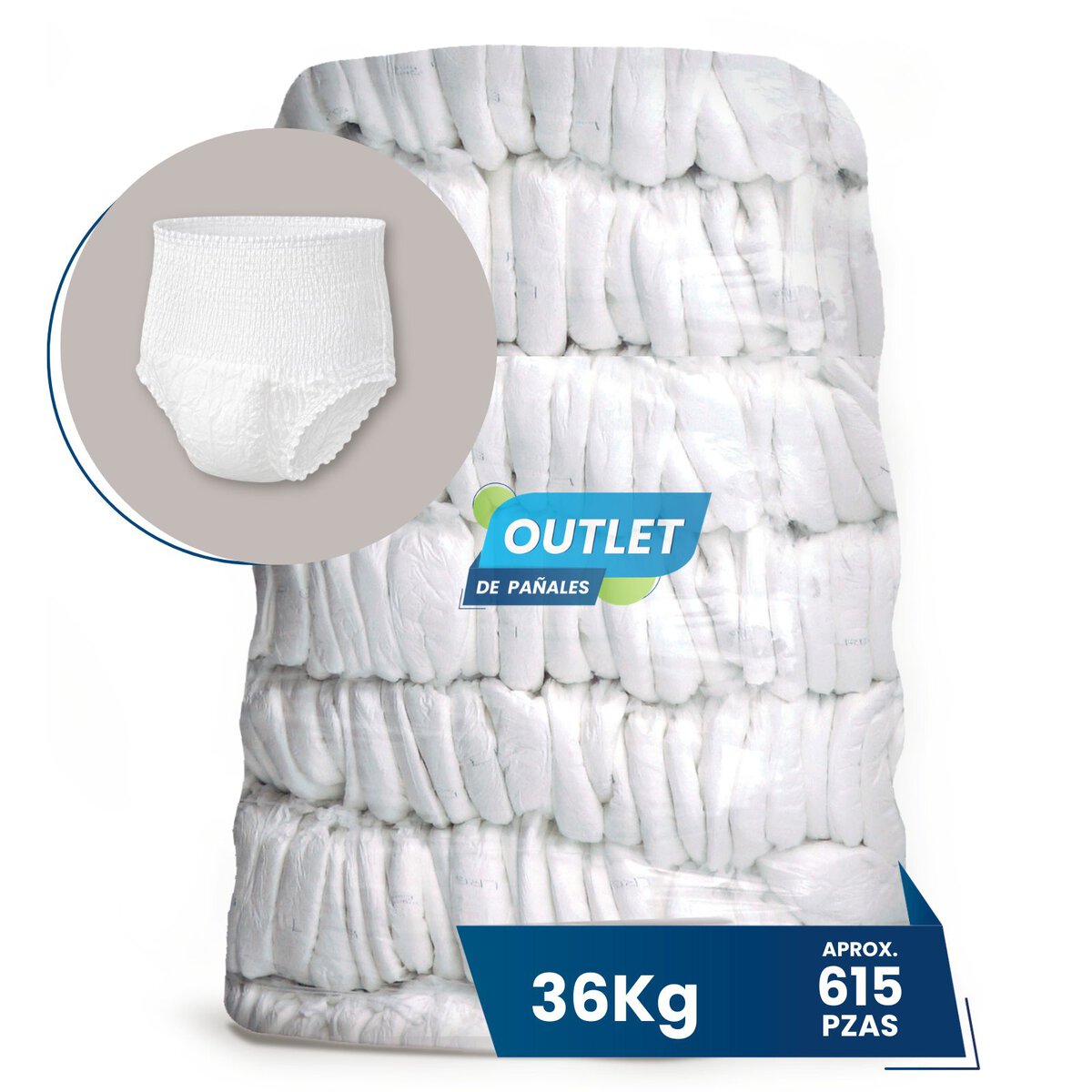 Pañales Desechables Tipo Calzón Para Adulto - 36kg - Disponible en todas las tallas