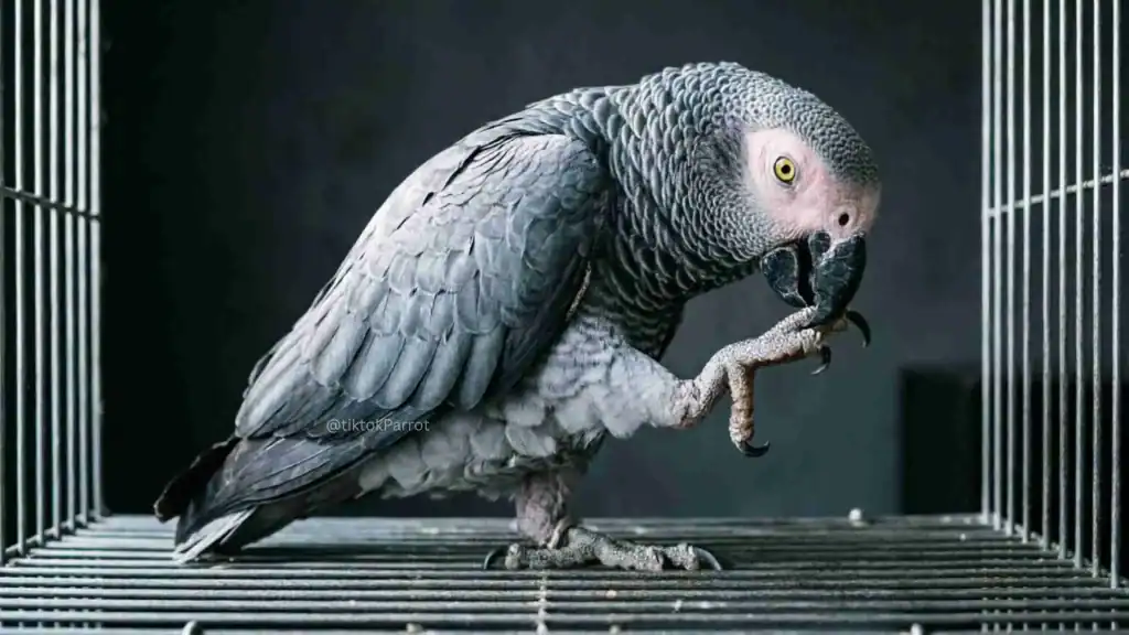 Is Nail Chewing Normal for African Greys?