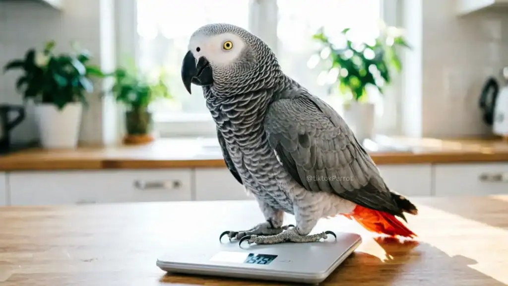 How Much Should a Healthy African Grey Parrot Weigh?