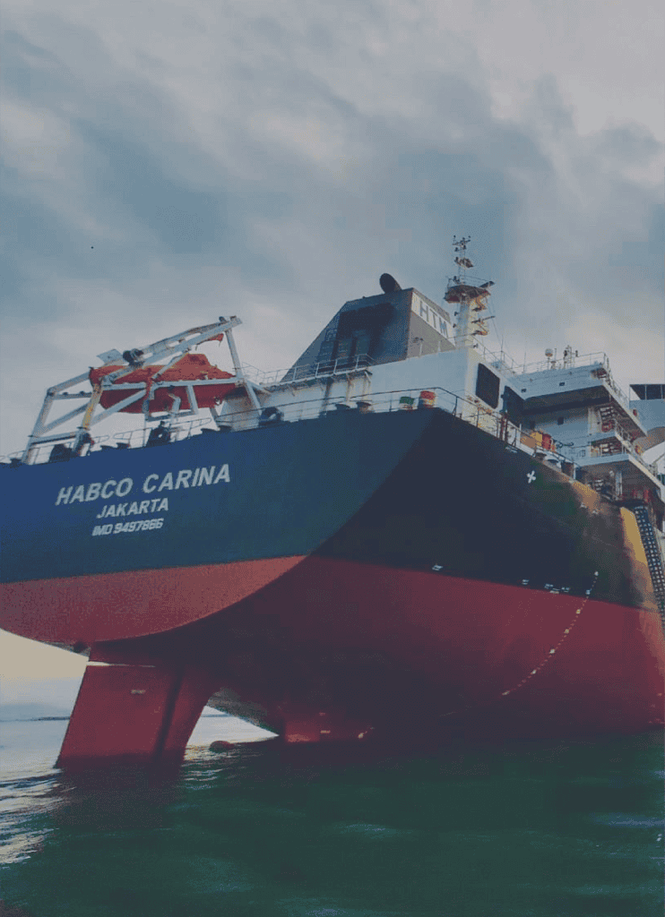 Kapal bulk carrier Habco Trans Maritima untuk studi kasus otomatisasi pengadaan kapal