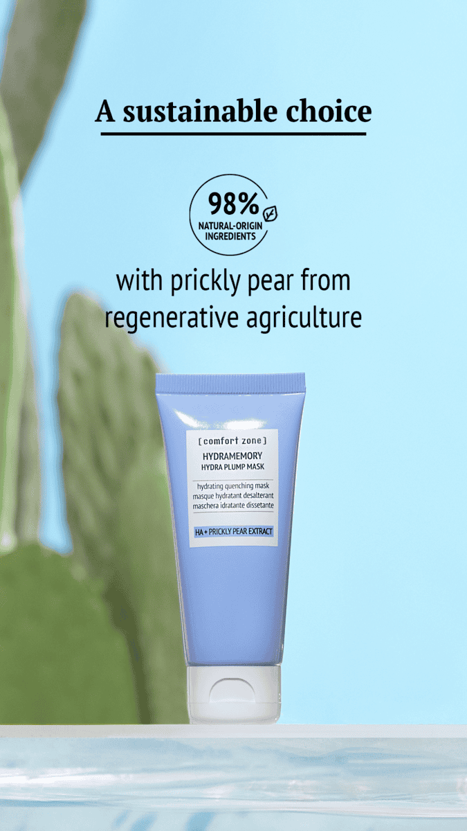 Hydramemory Hydra Plump Mask for deep hydration and skin plumping.