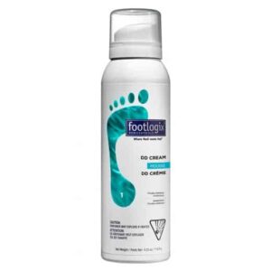 Footlogix DD Cream Mousse for foot care, ideal for dry and cracked skin.