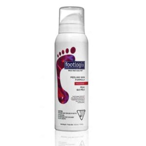 Footlogix peeling skin formula for dry, rough skin on feet.