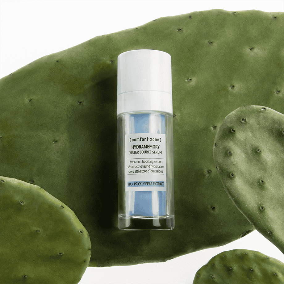 Hydramemory Water Source Serum for deep hydration and skin revitalisation. Perfect for glowing, mois.