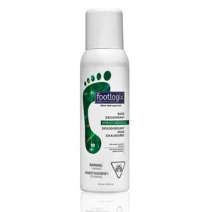 Footlogix Shoe Deodorant Spray for odour control and freshness.